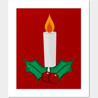 Christmas Candle Posters and Art